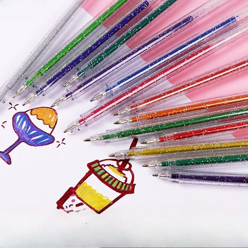 Glitter Gel Pens Creative Primary School Student Handbook Highlighter Stroke Key Pen Painting Marker Special Color Neutral
Glitter Gel Pens Creative Primary School Student Handbook Highlighter Stroke Key Pen Painting Marker Special Color Neutral