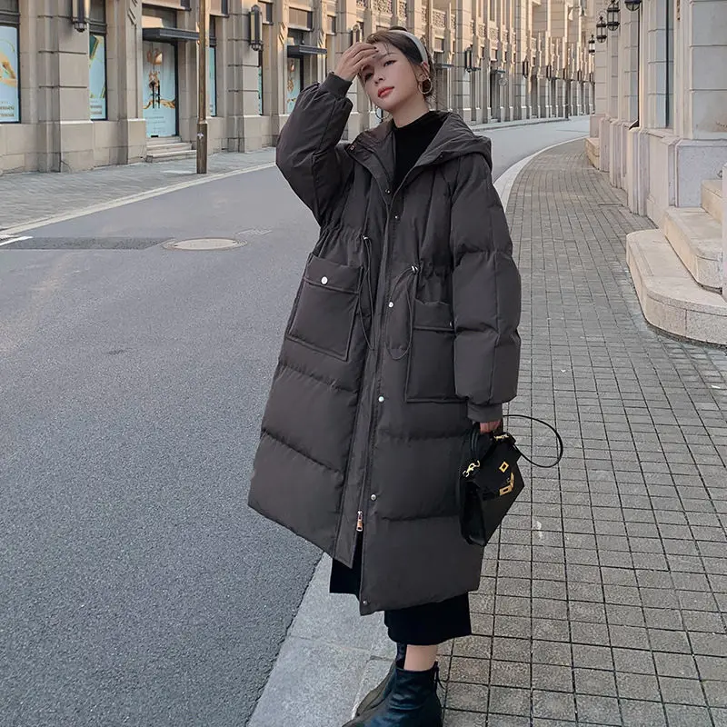 Women's Loose Oversized Thickened Cotton Clothes 2023 New Winter Mid Length Casual Waistband Slim Jacket Coat Hooded Parka z2580
Women's Loose Oversized Thickened Cotton Clothes 2023 New Winter Mid Length Casual Waistband Slim Jacket Coat Hooded Parka z2580