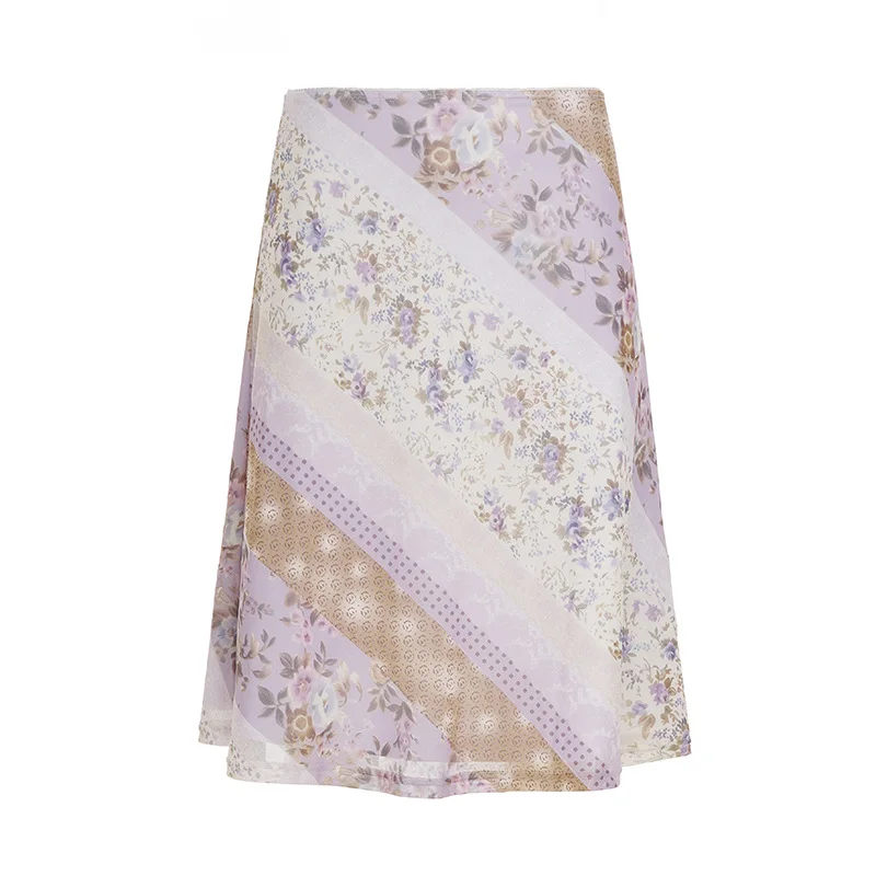 Summer New Plant Flower Printed Half Skirt Sexy Mesh Splicing A-line Long Skirt
Summer New Plant Flower Printed Half Skirt Sexy Mesh Splicing A-line Long Skirt