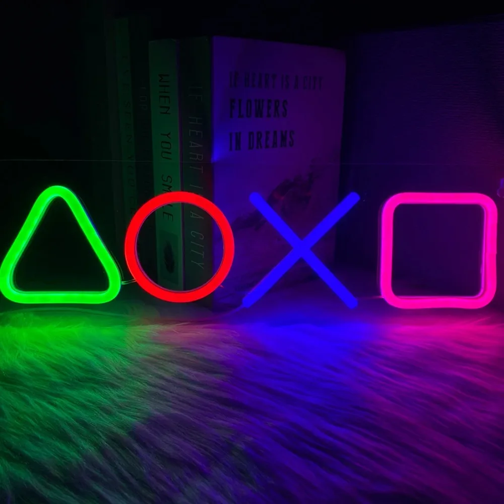 Game Symbol Neon Sign, LED Color Symbol Icon, Suitable for Game Studios/Business Logos/Rooms/Clubs/Bars/Man Caves Art Decoration
Game Symbol Neon Sign, LED Color Symbol Icon, Suitable for Game Studios/Business Logos/Rooms/Clubs/Bars/Man Caves Art Decoration