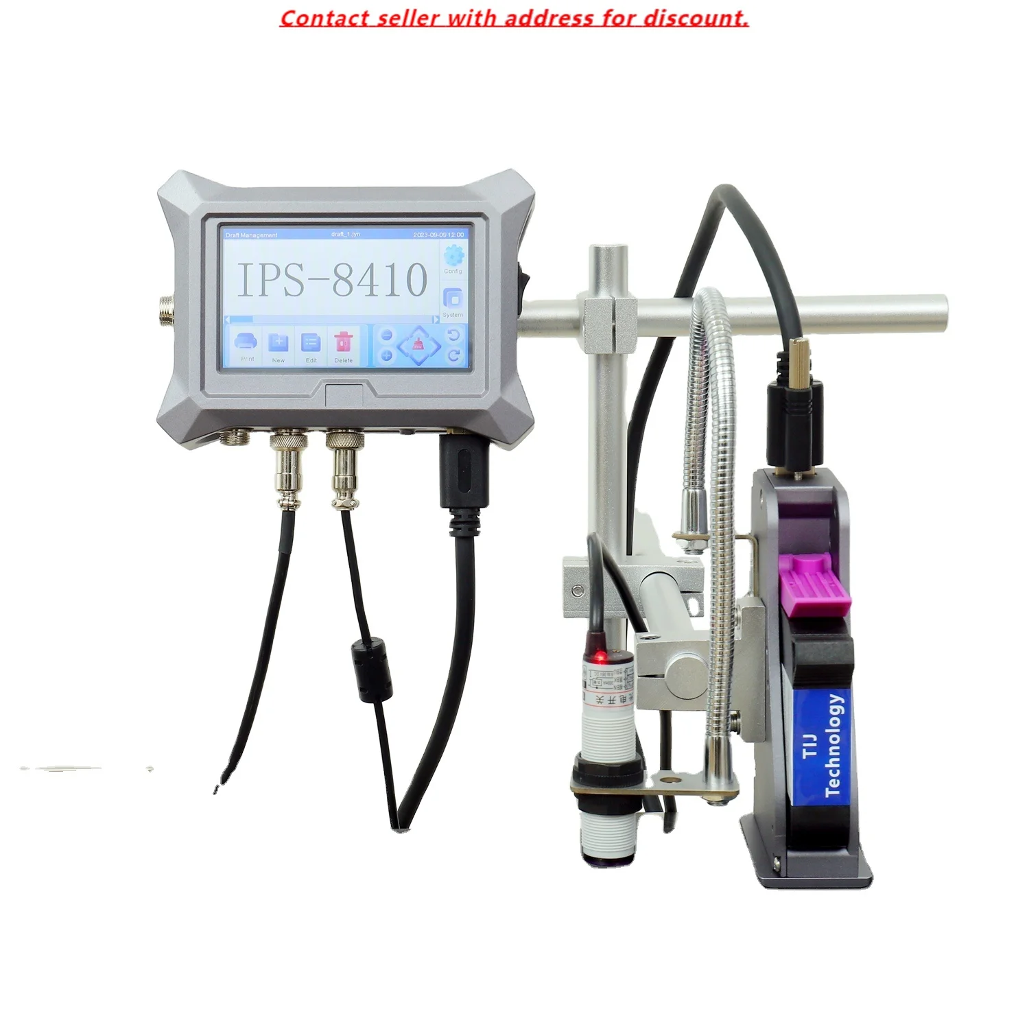 2024 New Digital Online Logo TIJ Printer Fast Dry Thermal Barcode Label Inkjet Machine For Plastic Bag
2024 New Digital Online Logo TIJ Printer Fast Dry Thermal Barcode Label Inkjet Machine For Plastic Bag
