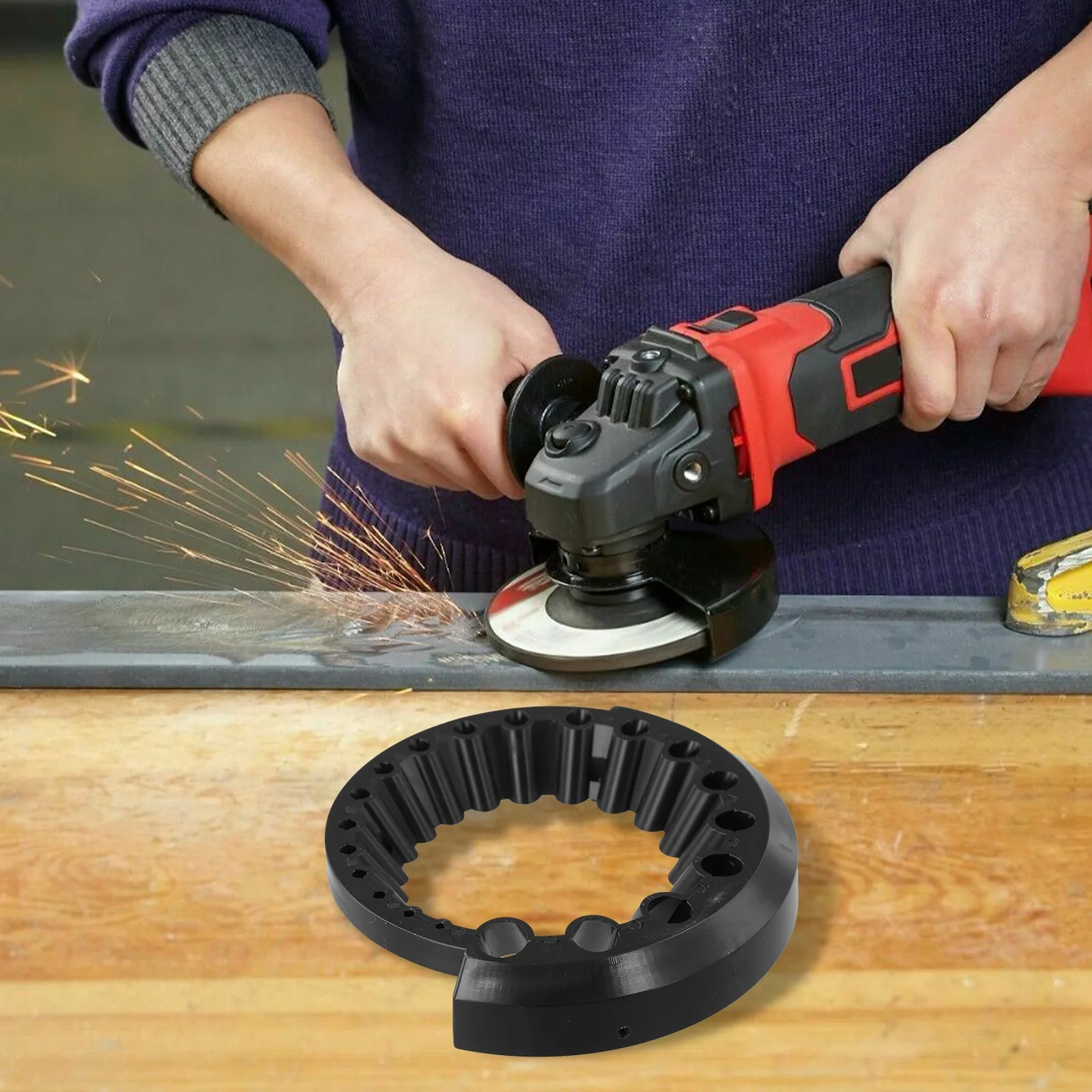 Angle Grinder Drill Bit Grinding Sharpener Efficient Polishing Tool with 20 Hole Options for 115 and 125 Grinders
Angle Grinder Drill Bit Grinding Sharpener Efficient Polishing Tool with 20 Hole Options for 115 and 125 Grinders