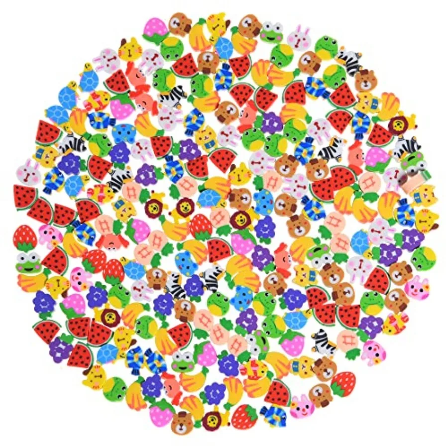 Mini Erasers for Bulk 300 Pieces Small Fun Cute Animal Fruit Erasers
Mini Erasers for Bulk 300 Pieces Small Fun Cute Animal Fruit Erasers