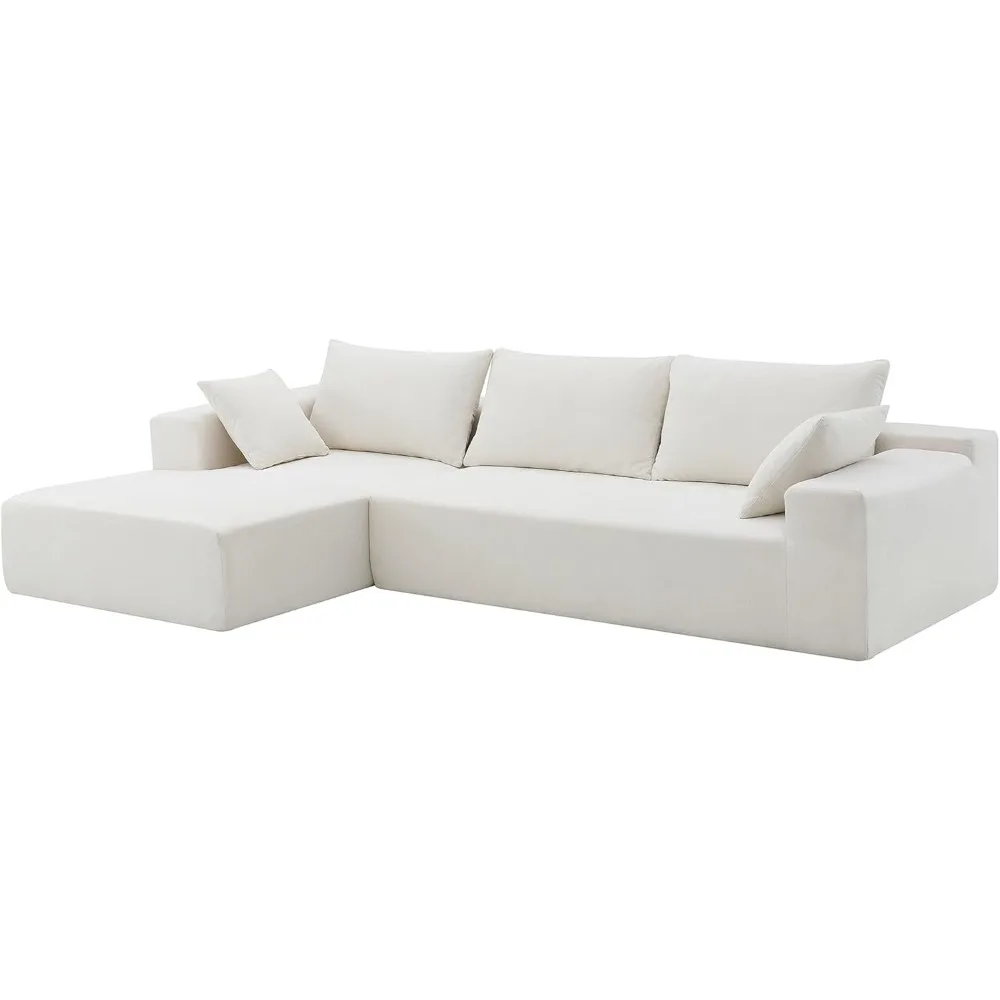 Modern Chenille L-Shaped Sofa Set - Elegant, Modular, 2 PC Free Combination, Comfortable Living Room Furniture
Modern Chenille L-Shaped Sofa Set - Elegant, Modular, 2 PC Free Combination, Comfortable Living Room Furniture