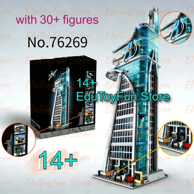 Modular City Tower, 76269 Skyscraper Building Set, 5201 Pcs High-Rise Model
Modular City Tower, 76269 Skyscraper Building Set, 5201 Pcs High-Rise Model