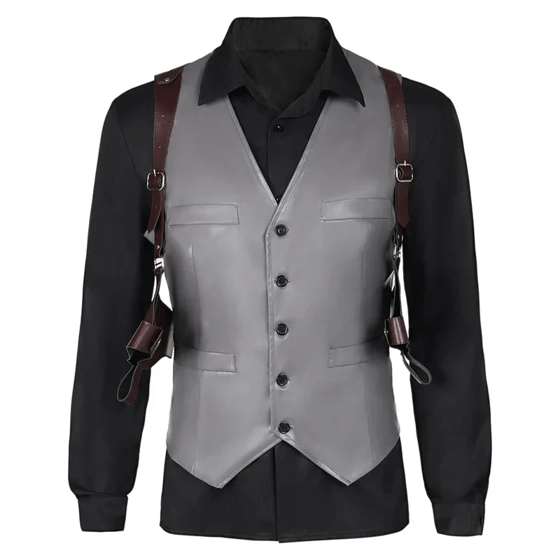 ☆SunlCos Resident Wesker Cosplay Costume Adult Men Male Fantasia Shirt Vest Back Strap Outfits Halloween Carnival Party Suit☆
☆SunlCos Resident Wesker Cosplay Costume Adult Men Male Fantasia Shirt Vest Back Strap Outfits Halloween Carnival Party Suit☆