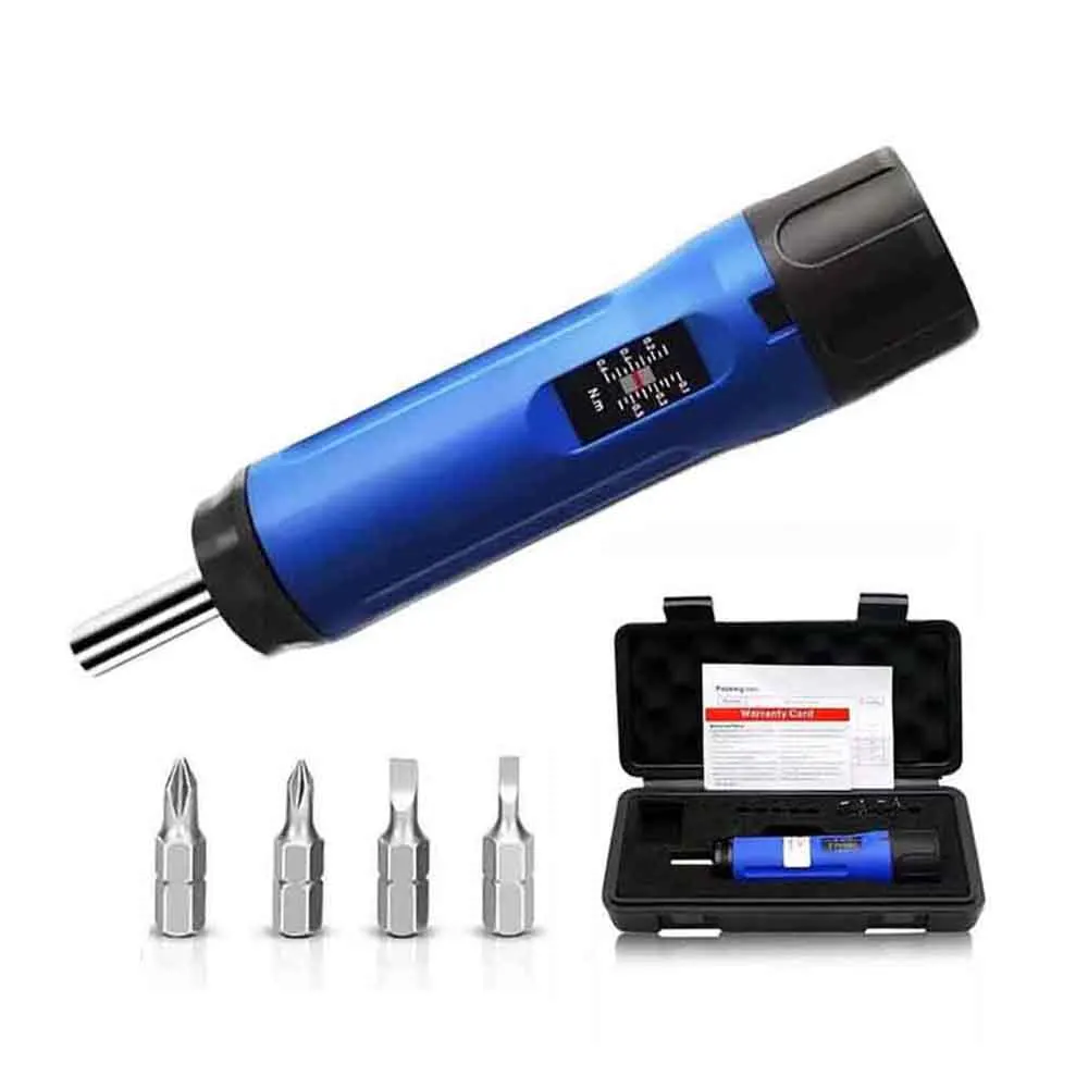 High Precision Preset Torque Screwdriver Wrench Driver Bits Set 1/4” Drive for Maintenance Bike Repairing Gun Mounting Tool
High Precision Preset Torque Screwdriver Wrench Driver Bits Set 1/4” Drive for Maintenance Bike Repairing Gun Mounting Tool