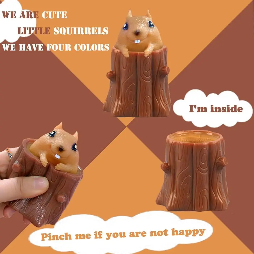 1PC Evil Squirrel Squeeze Toy Rubber Decompression Cup Funny Stress Relief Anxiety Easter Gift for Kid Adult Office
1PC Evil Squirrel Squeeze Toy Rubber Decompression Cup Funny Stress Relief Anxiety Easter Gift for Kid Adult Office