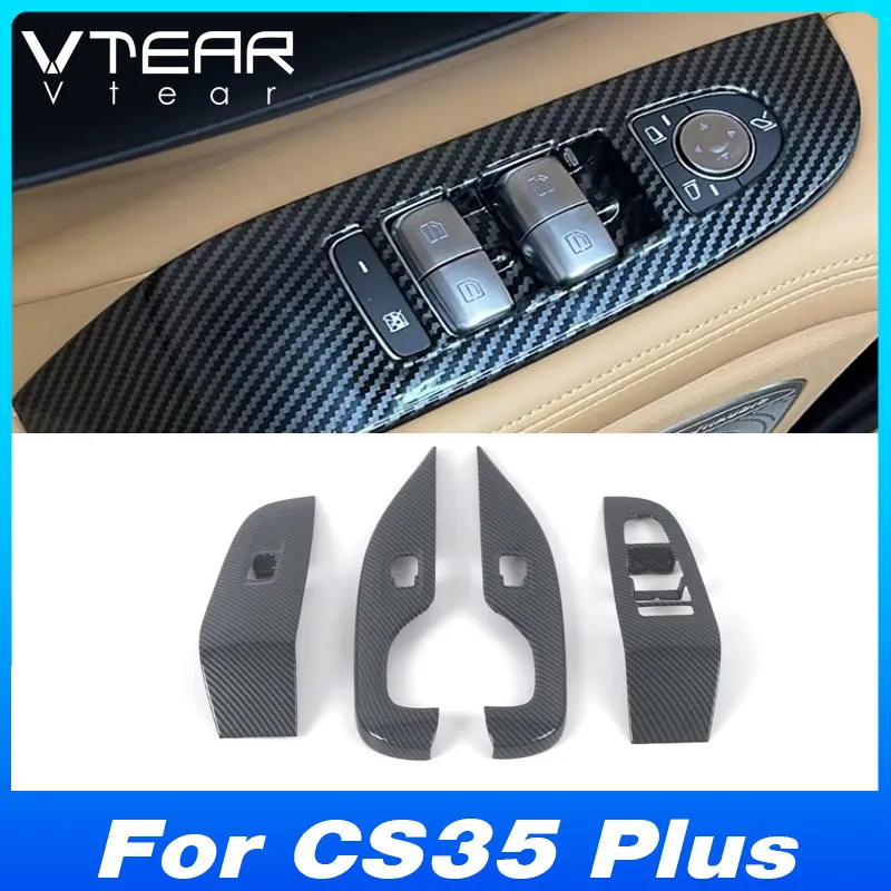 Vtear For VOYAH Dream 2022-2024 Window Switch Control Cover Carbon Fiber Style Anti-Scratch ABS Interior Decor Accessories Parts
Vtear For VOYAH Dream 2022-2024 Window Switch Control Cover Carbon Fiber Style Anti-Scratch ABS Interior Decor Accessories Parts