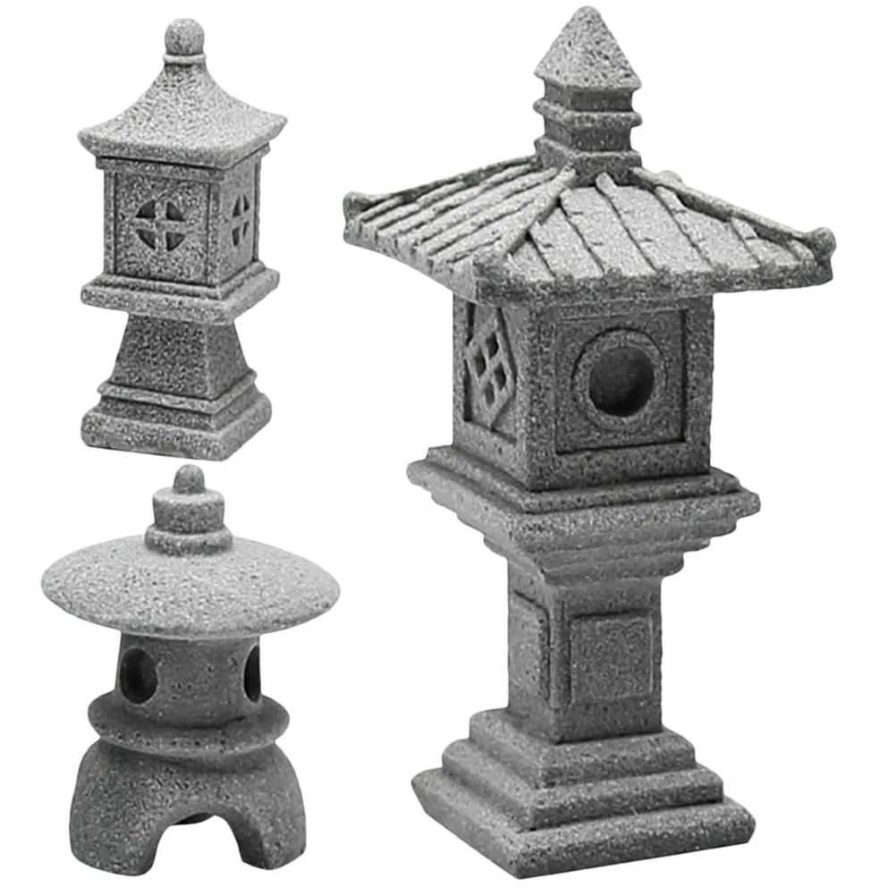 Stone Lantern Decoration Bonsai Sandstone Statues Decorate Garden Mini Pavilion Miniature Japanese
Stone Lantern Decoration Bonsai Sandstone Statues Decorate Garden Mini Pavilion Miniature Japanese