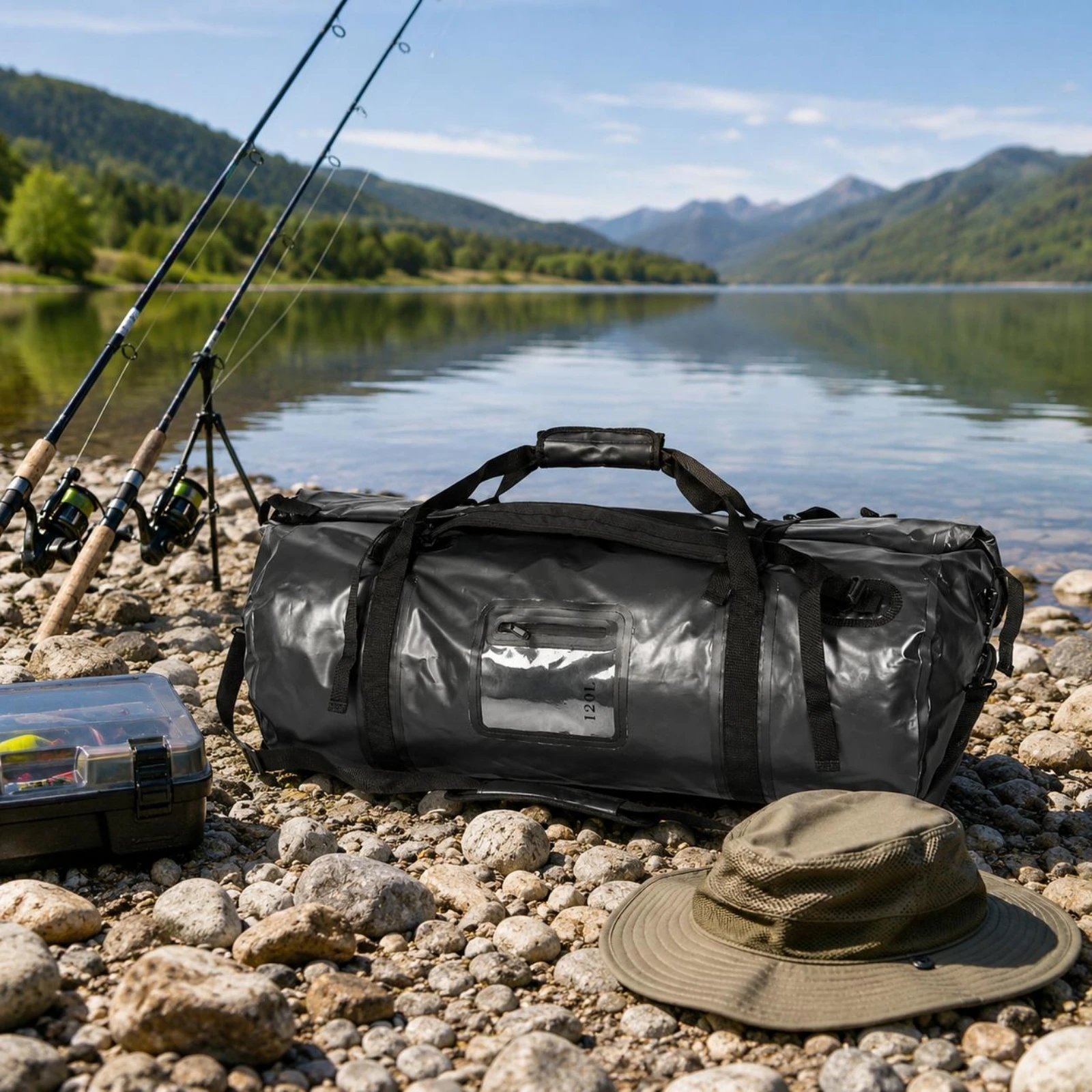 Waterproof Duffel Backpack 500D PVC Roll-Roll-Top Waterproof Duffel Outdoor Gear Clear Front Pocket Heavy-Duty for Travel
Waterproof Duffel Backpack 500D PVC Roll-Roll-Top Waterproof Duffel Outdoor Gear Clear Front Pocket Heavy-Duty for Travel