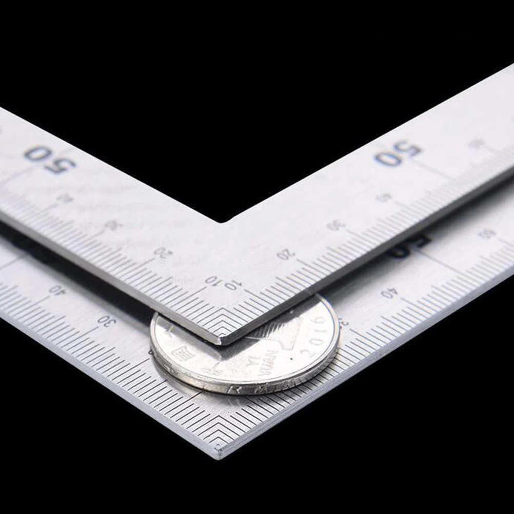 Thickened Stainless Steel Right Angle L-square Ruler Compact Carpenter Tool Measuring 90 Degree Durable Long Lasting Suitable
Thickened Stainless Steel Right Angle L-square Ruler Compact Carpenter Tool Measuring 90 Degree Durable Long Lasting Suitable