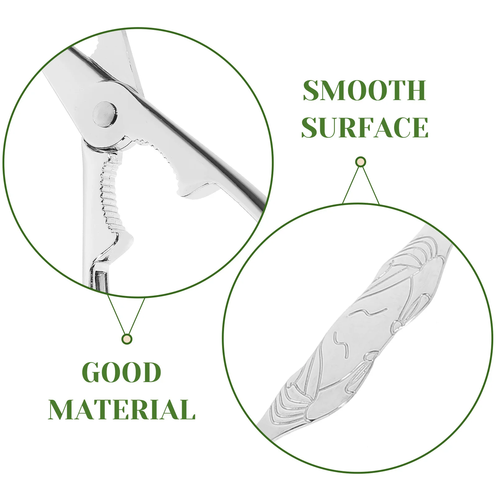 1Set Stainless Steel Crab Eating Tools Forks Clamps Seafood Boil Party Supplies Smooth Round Feel Comfortable
1Set Stainless Steel Crab Eating Tools Forks Clamps Seafood Boil Party Supplies Smooth Round Feel Comfortable