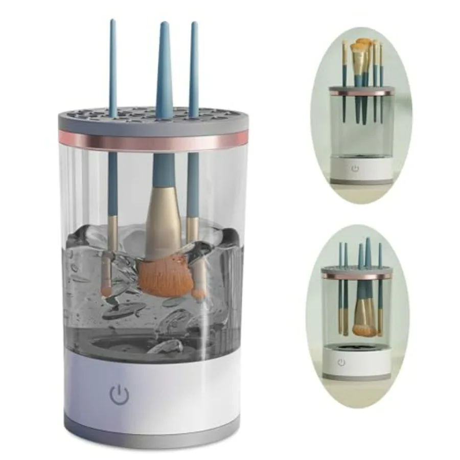 Makeup Brush Cleaning Machine - Automatic Cosmetics Brush Cleaner, Electric Make-up Brush Cleaner and Dryer, Dust-proof Beauty
Makeup Brush Cleaning Machine - Automatic Cosmetics Brush Cleaner, Electric Make-up Brush Cleaner and Dryer, Dust-proof Beauty