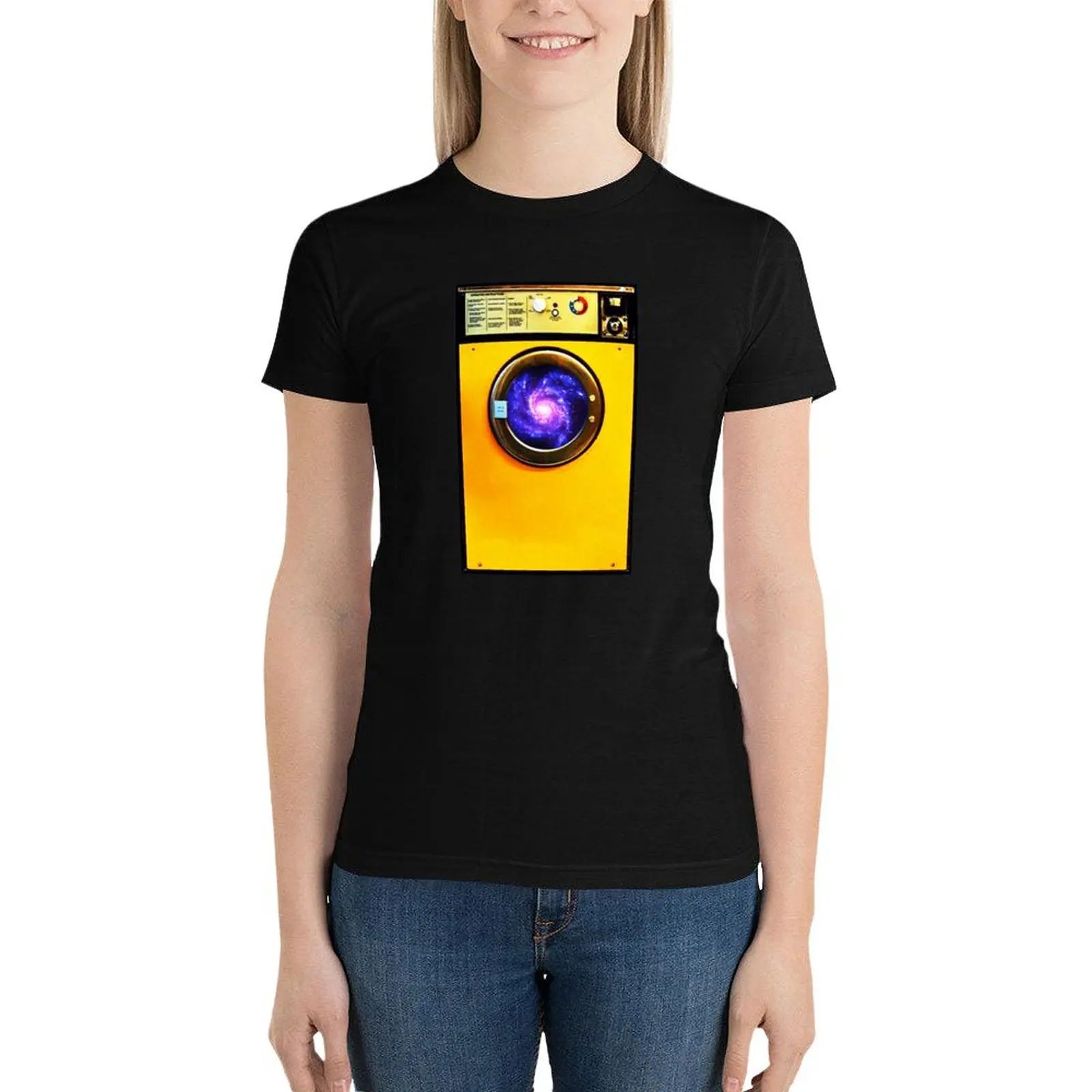 Galaxy Washing Machine - Trippy Space Washing Machine T-Shirt female funny animal print shirt for girls cute tops Women tops
Galaxy Washing Machine - Trippy Space Washing Machine T-Shirt female funny animal print shirt for girls cute tops Women tops