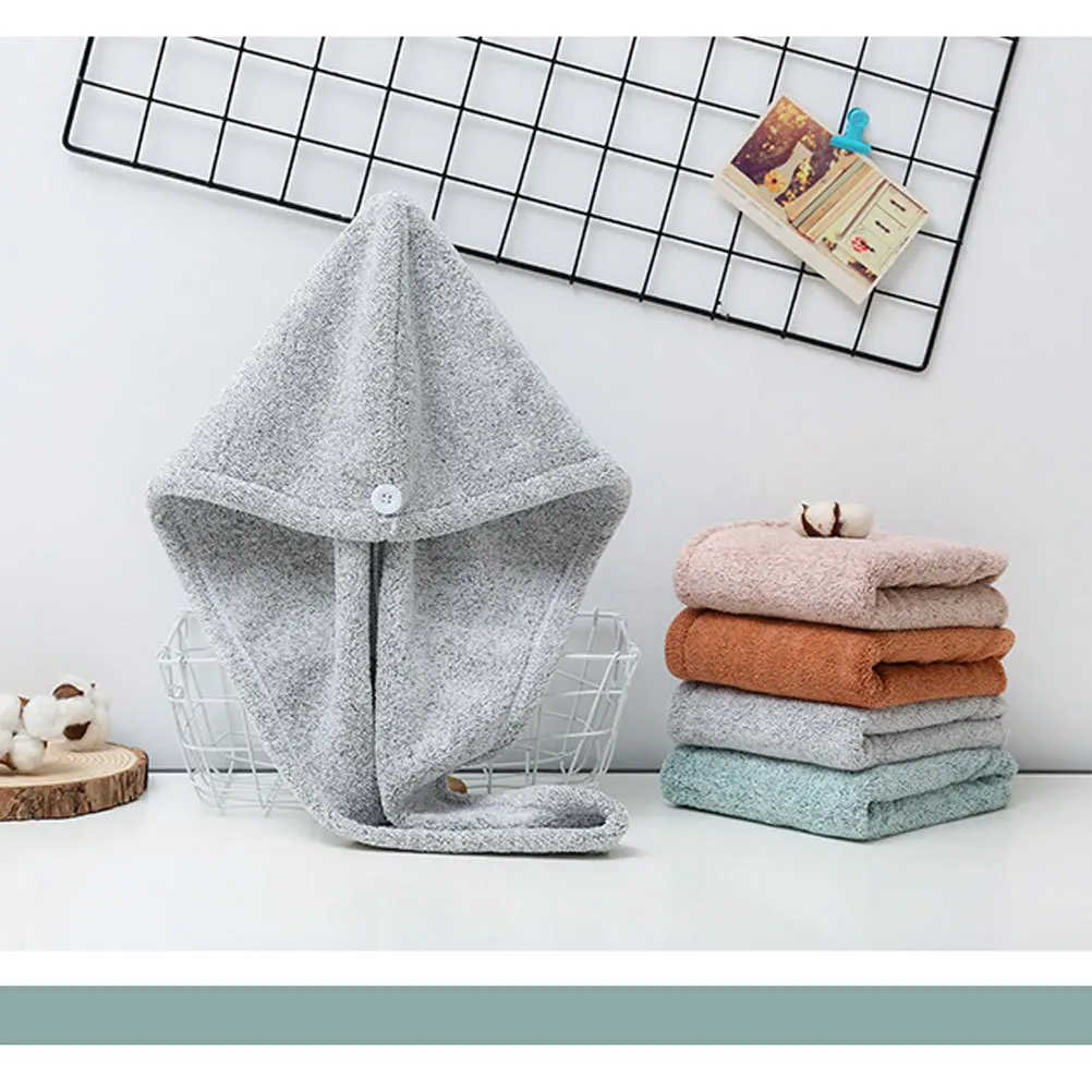 Bamboo Charcoal Hair Drying Cap Grey Thickened Super Absorbent Towel Wrap Fast Dry Lightweight Portable Bath Cap for Men Women
Bamboo Charcoal Hair Drying Cap Grey Thickened Super Absorbent Towel Wrap Fast Dry Lightweight Portable Bath Cap for Men Women