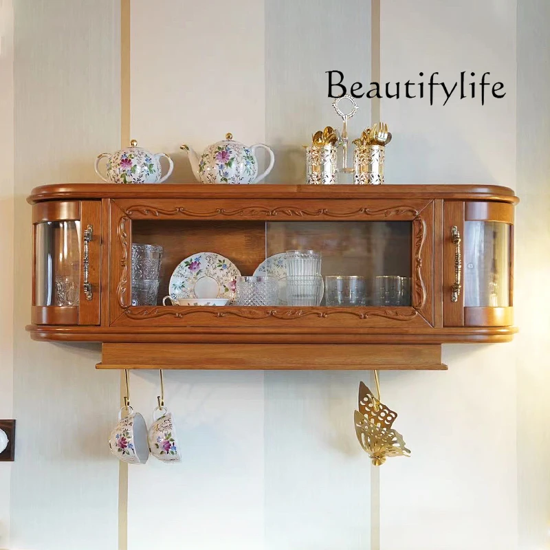 exquisite and high-end retro hanging cabinets, dining side cabinets, plate and cup cabinets, small apartment household. 
exquisite and high-end retro hanging cabinets, dining side cabinets, plate and cup cabinets, small apartment household.