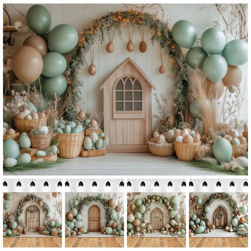 Spring Easter Baby Portrait Photography Backdrop Balloons Wood Door Baby Shower Kids Birthday Party Decor Photoshoot Background
Spring Easter Baby Portrait Photography Backdrop Balloons Wood Door Baby Shower Kids Birthday Party Decor Photoshoot Background