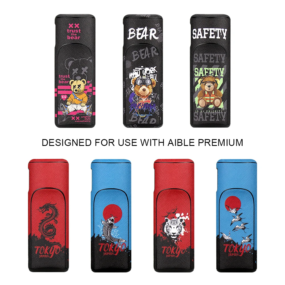 PU leather protective case suitable for AIBLE, the fashionable and trendy protective accessory for electronic cigarettes.
PU leather protective case suitable for AIBLE, the fashionable and trendy protective accessory for electronic cigarettes.