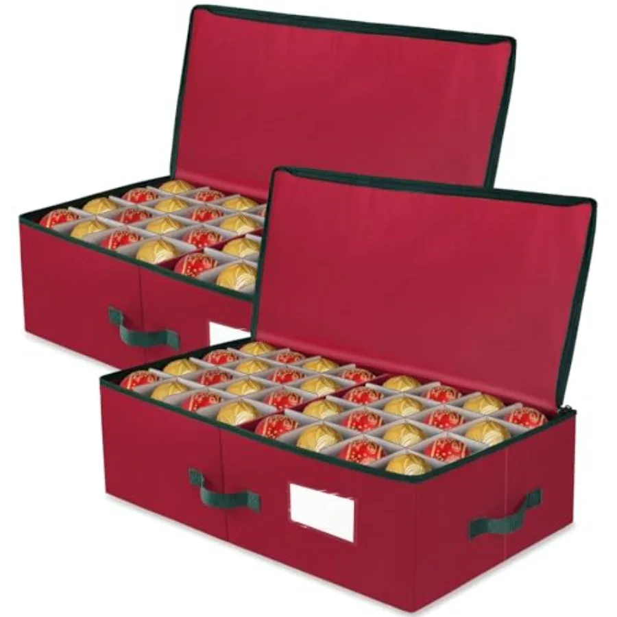 Christmas Ornament Storage Box with Adjustable Dividers Cube Storage Containers Organizer * Stackable Storage Bins Fit Balls 36
Christmas Ornament Storage Box with Adjustable Dividers Cube Storage Containers Organizer * Stackable Storage Bins Fit Balls 36