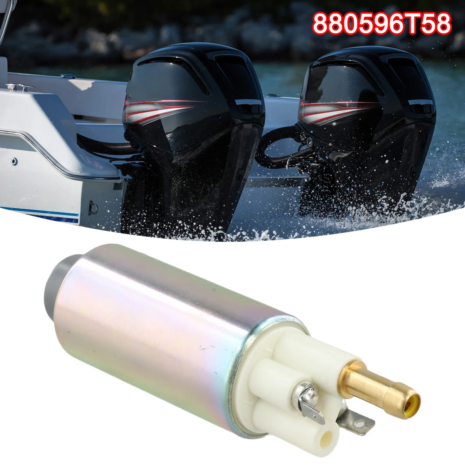 Low Pressure Lift Fuel Pump for Mercury For Verado 4 & 6 Cylinder 4 Engines OEM 880596T58 Replacement for Marine Motors
Low Pressure Lift Fuel Pump for Mercury For Verado 4 & 6 Cylinder 4 Engines OEM 880596T58 Replacement for Marine Motors