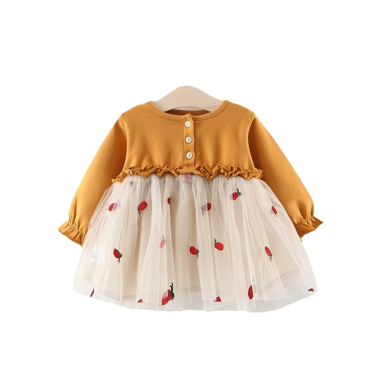 Милая одежда для маленьких девочек, новая одежда, весна-осень, однотонное кружевное платье принцессы с длинными рукавами для детей от 1 до 4 лет, ананас, 73-110, детское
Милая одежда для маленьких девочек, новая одежда, весна-осень, однотонное кружевное платье принцессы с длинными рукавами для детей от 1 до 4 лет, ананас, 73-110, детское