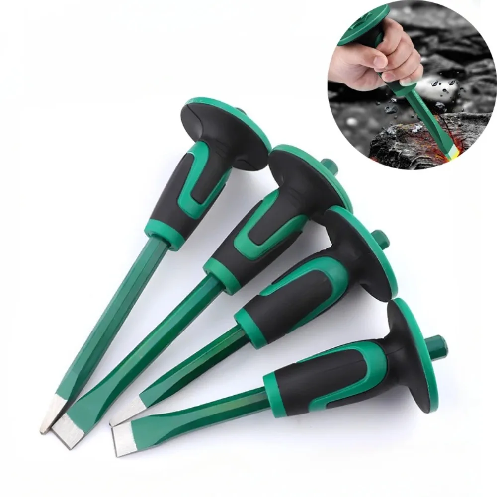 Industry Masonry Chisel With Hand Guard, Heavy Duty Pointed/ Flat End Rock Concrete Stone Chisel for Demolishing Carving
Industry Masonry Chisel With Hand Guard, Heavy Duty Pointed/ Flat End Rock Concrete Stone Chisel for Demolishing Carving