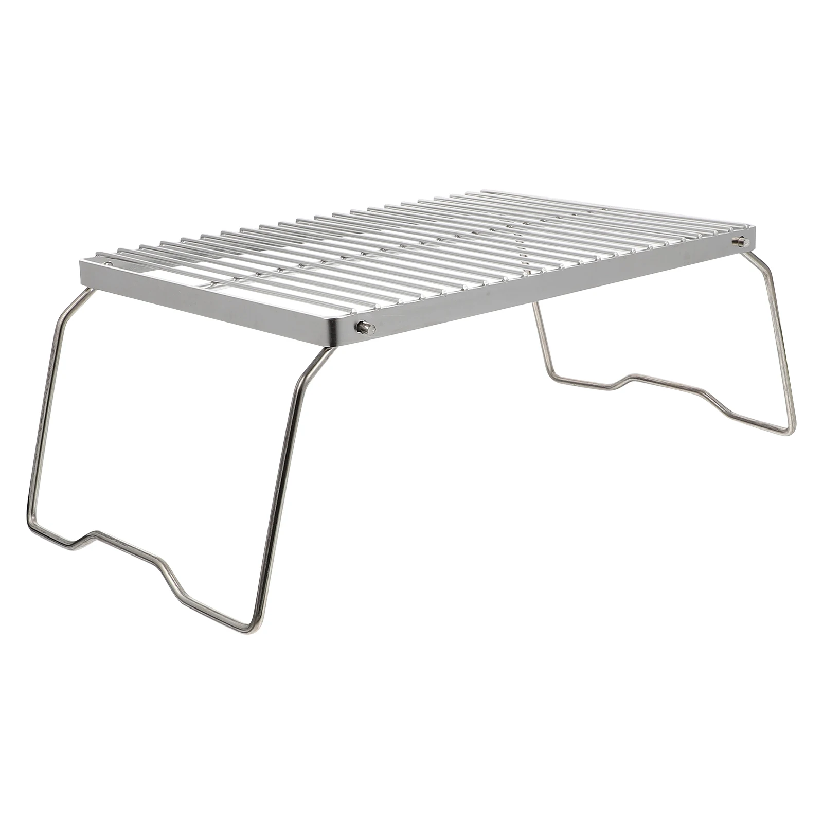 Portable Barbecue Grill Stainless Steel Outdoor BBQ Rack Camping Supply Foldable Campfire Grill Practical Scene
Portable Barbecue Grill Stainless Steel Outdoor BBQ Rack Camping Supply Foldable Campfire Grill Practical Scene