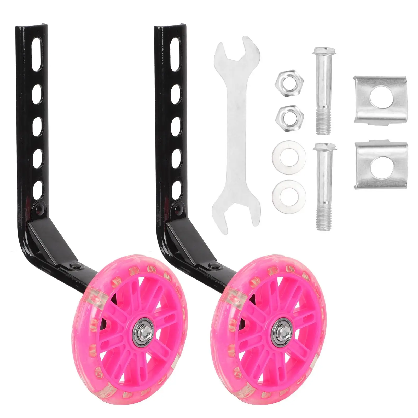2 Pcs Thickened Flash Training Wheels for 12-20 Inch Kids Bikes Auxiliary Rubber Stabilizers Child Safety Bike Riding
2 Pcs Thickened Flash Training Wheels for 12-20 Inch Kids Bikes Auxiliary Rubber Stabilizers Child Safety Bike Riding