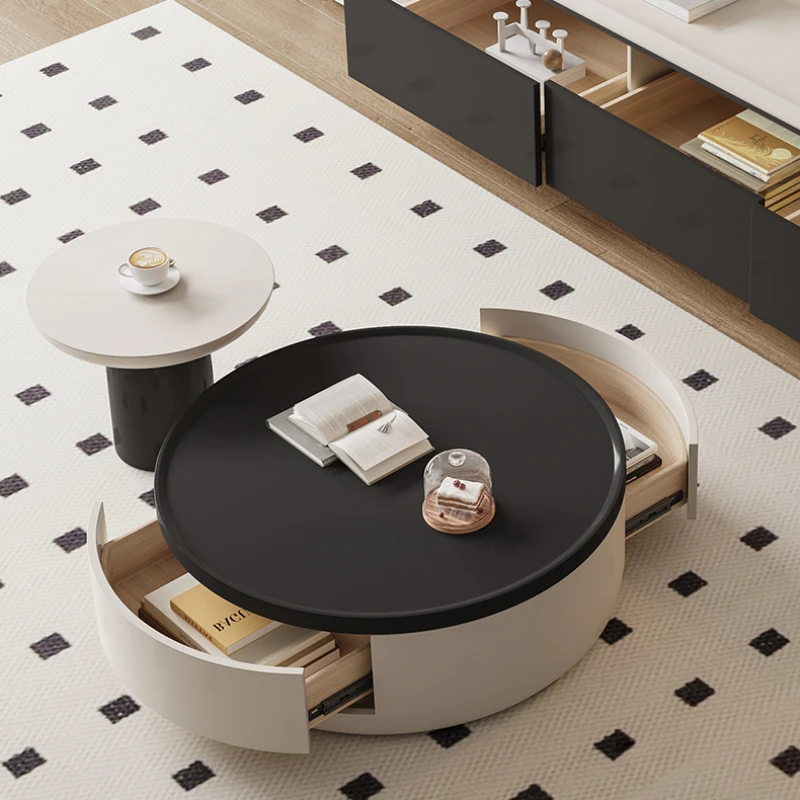 High Quality Luxury Coffee Tables Round Modern Wooden Nordic Coffee Tables Apartment Space Saving Tavolino Salotto Furniture
High Quality Luxury Coffee Tables Round Modern Wooden Nordic Coffee Tables Apartment Space Saving Tavolino Salotto Furniture