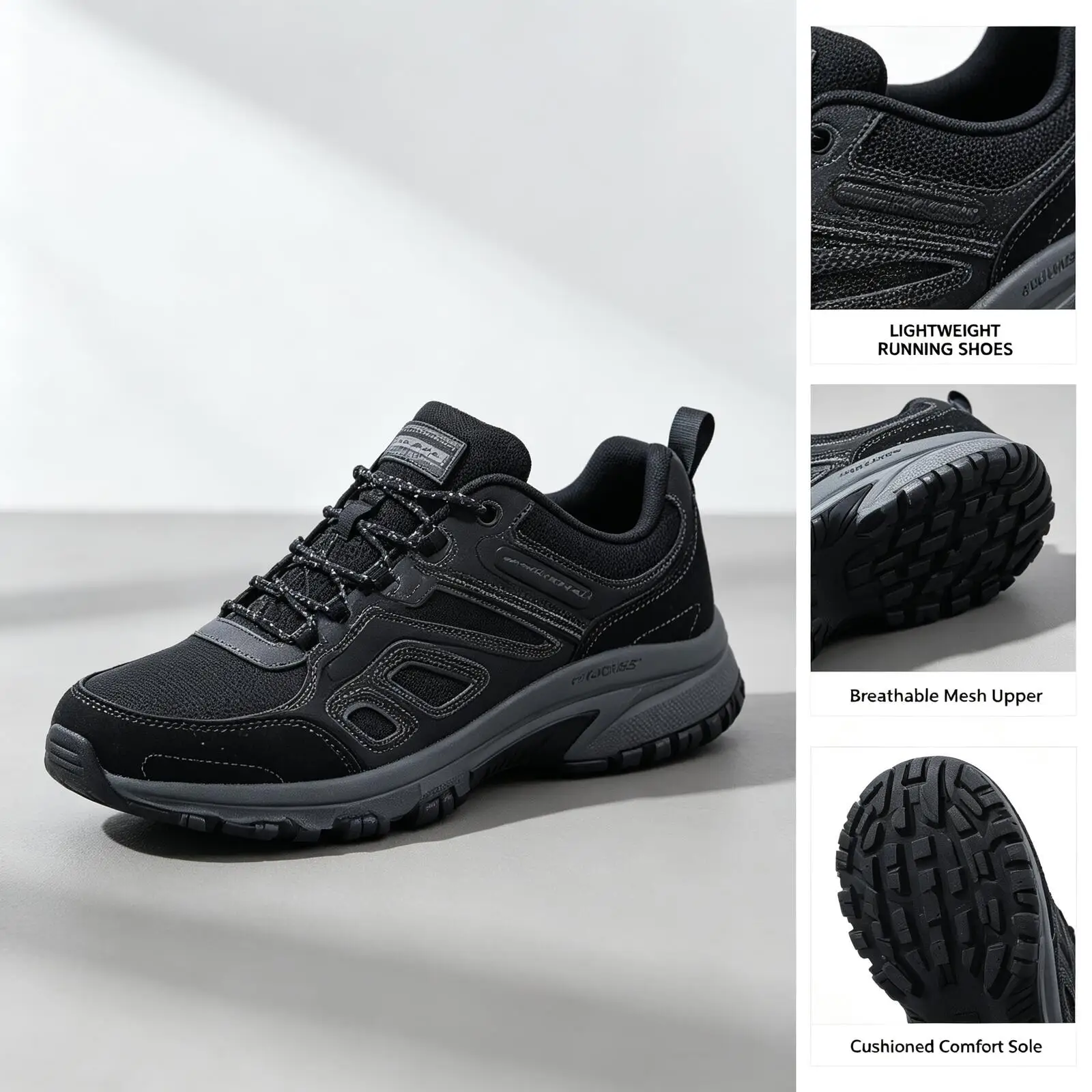 SKECHERS Women Running Shoes Breathable Mesh Upper Cushioned Sole Non Slip Walking Sneakers Athletic Sports Trainers 129005-BK
SKECHERS Women Running Shoes Breathable Mesh Upper Cushioned Sole Non Slip Walking Sneakers Athletic Sports Trainers 129005-BK