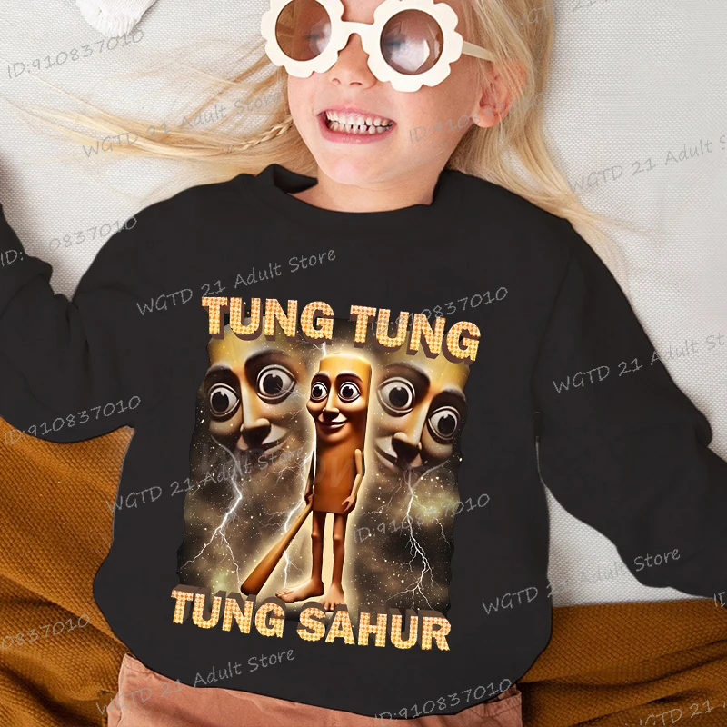 Italian Brainrot Tung Tung Tung Sahur Funny Meme Sweatshirt Boys Girls Fashion Long Sleeve Pullover Kids Cartoon Y2K Sudaderas
Italian Brainrot Tung Tung Tung Sahur Funny Meme Sweatshirt Boys Girls Fashion Long Sleeve Pullover Kids Cartoon Y2K Sudaderas