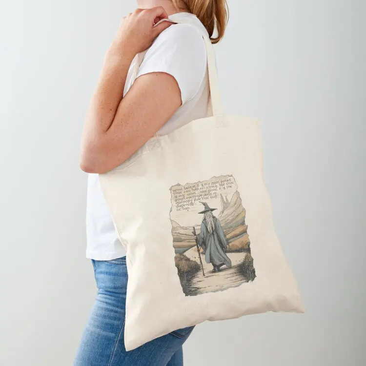 The Wizard - Quote - It is the small everyday deeds of ordinary folk that keep darkness at bay - Fantasy Tote Bag
The Wizard - Quote - It is the small everyday deeds of ordinary folk that keep darkness at bay - Fantasy Tote Bag