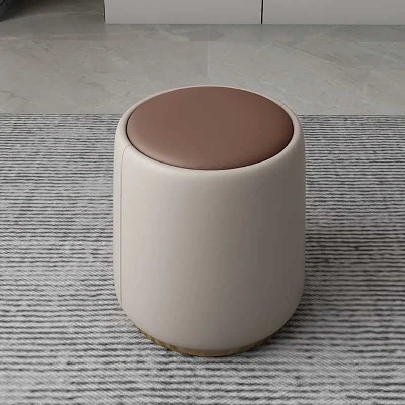 Light Luxury Stools Leather Nordic Household Low Stools Vanity Stool Small Round Ottoman Minimalist Leather Stools 43cm Height
Light Luxury Stools Leather Nordic Household Low Stools Vanity Stool Small Round Ottoman Minimalist Leather Stools 43cm Height