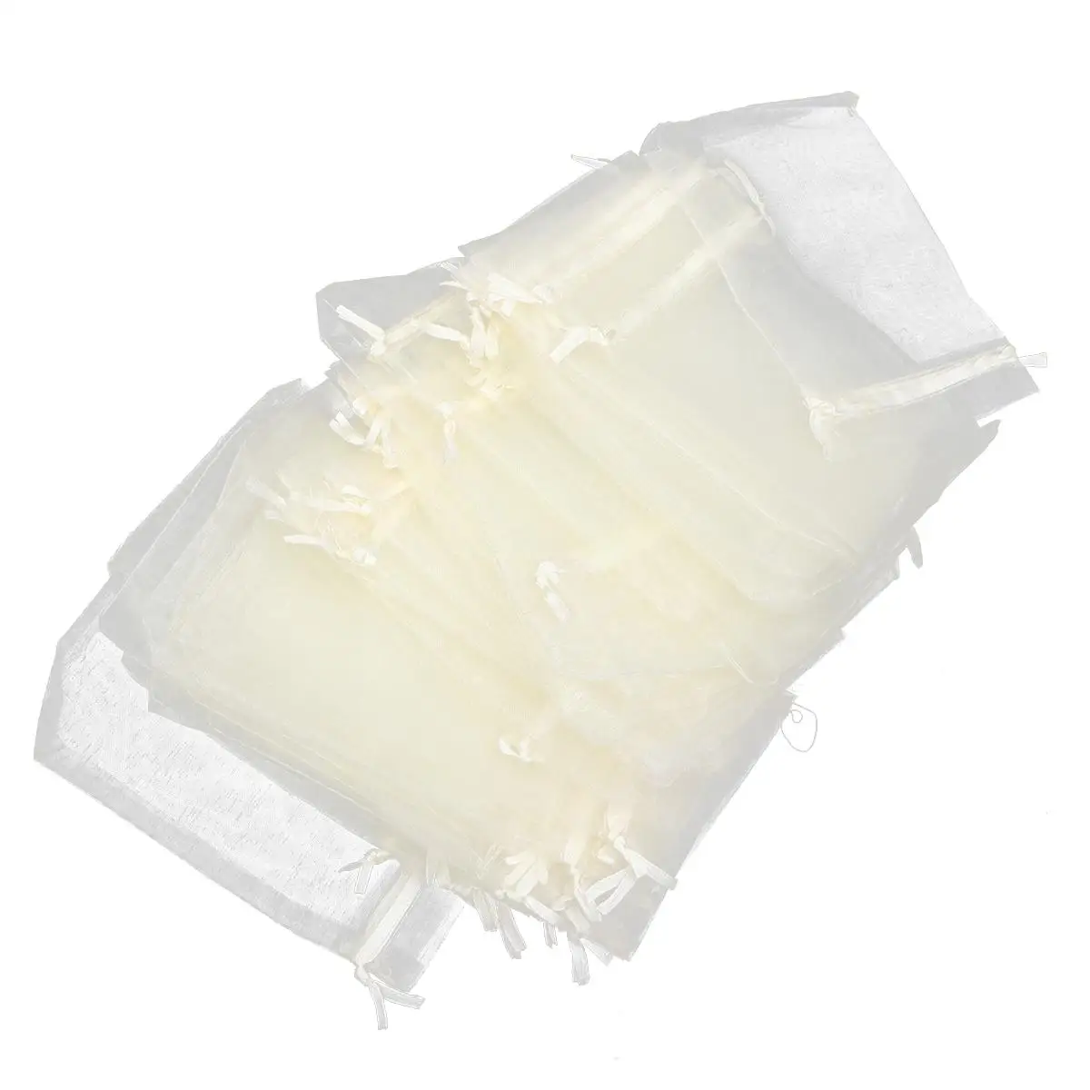 100 Pcs Mesh Drawstring Bag Wedding Candy Bags Pockets Organza Yarn Packing Birthday Presents Storage Reusable Durable
100 Pcs Mesh Drawstring Bag Wedding Candy Bags Pockets Organza Yarn Packing Birthday Presents Storage Reusable Durable