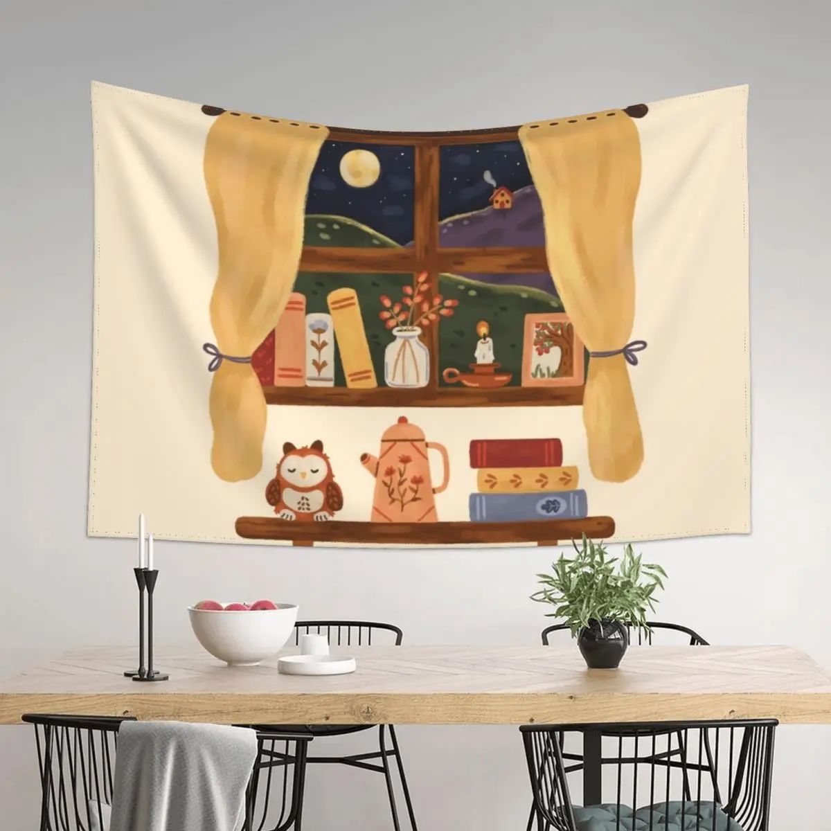 Cozy Night Window Tapestry Mushroom Decorative Wall Mural Bathroom Decor Tapestry
Cozy Night Window Tapestry Mushroom Decorative Wall Mural Bathroom Decor Tapestry
