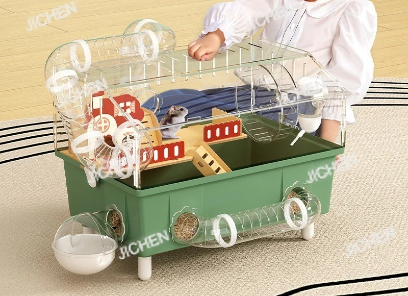 Hamster cage luxury villa acrylic tunnel gold bear double transparent house squirrel cage daily dining kitchen
Hamster cage luxury villa acrylic tunnel gold bear double transparent house squirrel cage daily dining kitchen