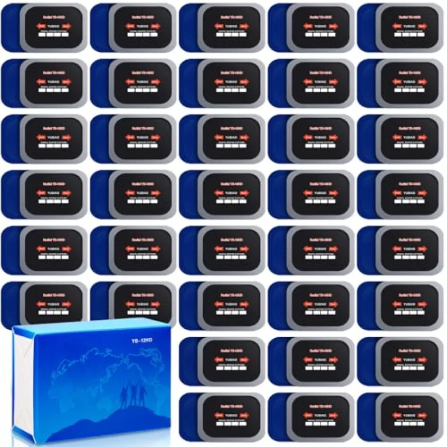 Tallew 120 Pcs Tire Patch Heavy Duty Rubber Patches Radial Repair Patch Tube and Tire Plug Kit Emergency Repair Tool for Punctu
Tallew 120 Pcs Tire Patch Heavy Duty Rubber Patches Radial Repair Patch Tube and Tire Plug Kit Emergency Repair Tool for Punctu