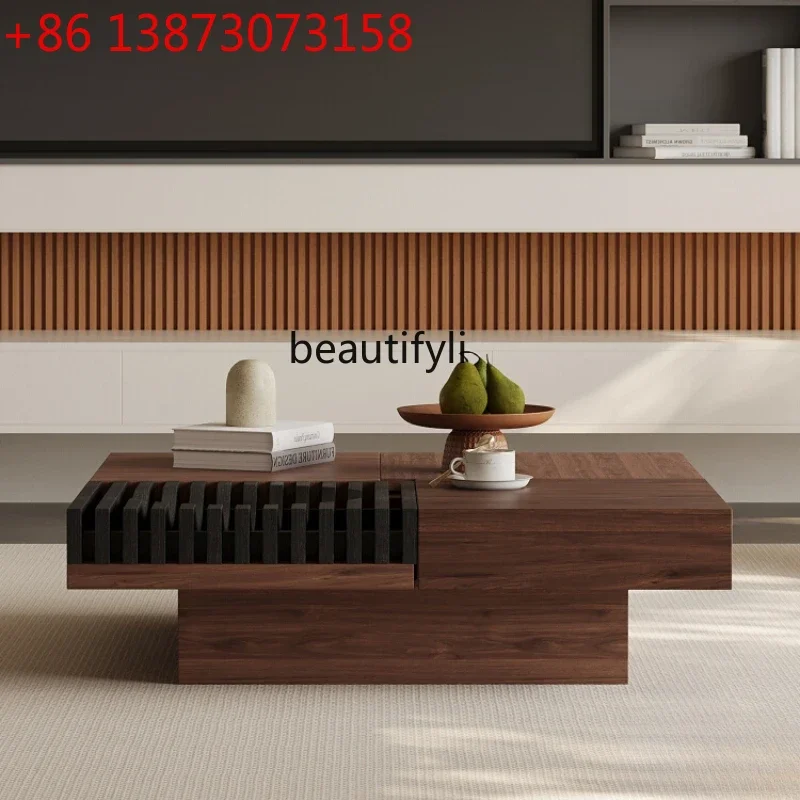 Italian Minimalist Coffee Table Solid Wood Square Mid-Ancient Style Living Room Home Silent Style Modern Art
Italian Minimalist Coffee Table Solid Wood Square Mid-Ancient Style Living Room Home Silent Style Modern Art