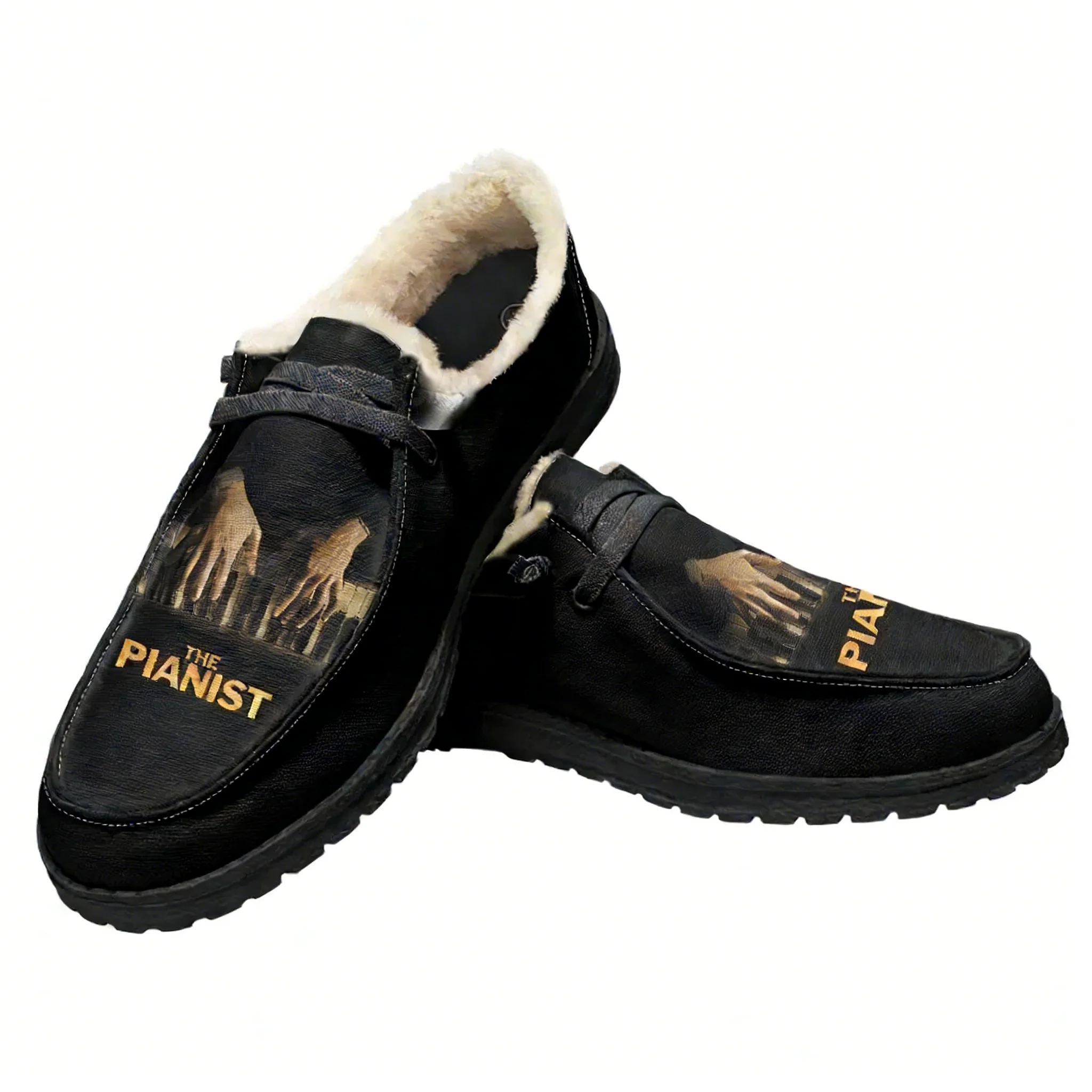 Вельветовые туфли-балетки The Pianist для мужчин и женщин, теплые, для дома и улицы, легкие, с индивидуальным модным принтом, парные туфли на заказ
Вельветовые туфли-балетки The Pianist для мужчин и женщин, теплые, для дома и улицы, легкие, с индивидуальным модным принтом, парные туфли на заказ