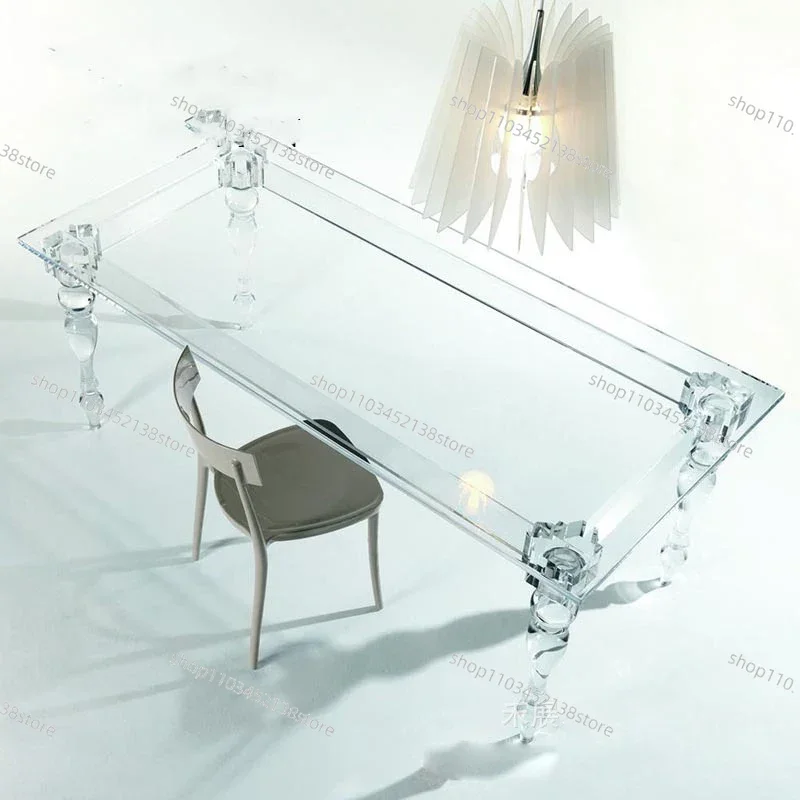 Restaurant Modern Design Banquet Transparent Acrylic Crystal Glass Leg Dining Table Acrylic Hotel Tables
Restaurant Modern Design Banquet Transparent Acrylic Crystal Glass Leg Dining Table Acrylic Hotel Tables