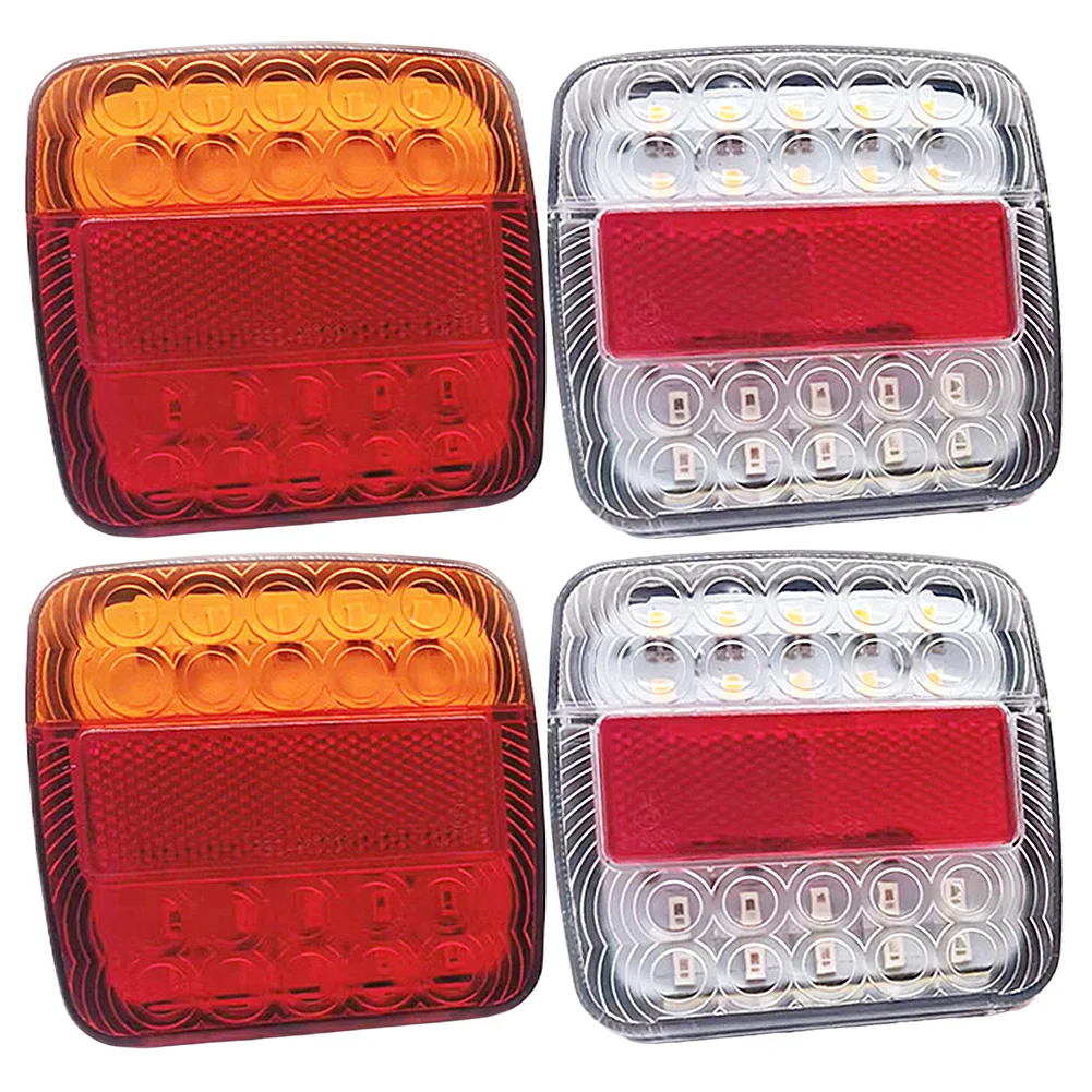 2Pcs 26 LED Stop Tail Lights Super Bright 12V 26 LED Tail Light IP66 Waterproof Car Number Plate Light for Trailer Truck Caravan
2Pcs 26 LED Stop Tail Lights Super Bright 12V 26 LED Tail Light IP66 Waterproof Car Number Plate Light for Trailer Truck Caravan