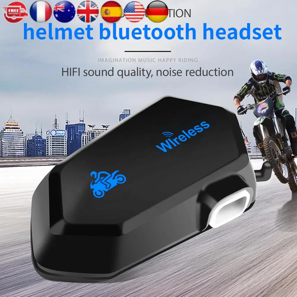Motorcycle Intercom Helmet Headsets Bluetooth-compatible 5.0 Wireless Communication Interphone Earphone
Motorcycle Intercom Helmet Headsets Bluetooth-compatible 5.0 Wireless Communication Interphone Earphone