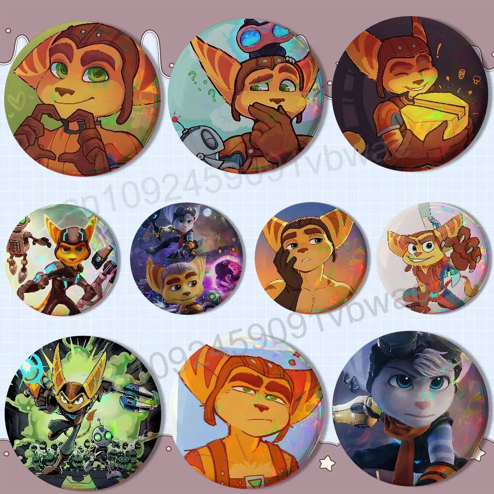 cute Ratchet game Clank Badges Badges On Backpack Jacket Cartoon Round Brooches Acrylic Button Pins Collection Gifts
cute Ratchet game Clank Badges Badges On Backpack Jacket Cartoon Round Brooches Acrylic Button Pins Collection Gifts