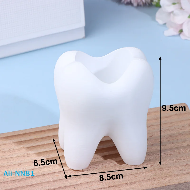 Tooth-Shaped Toothbrush Holder Organizer Pen Holder Plastic Makeup Brush Storage Rack Bathroom Accessories Tool Home Decoration
Tooth-Shaped Toothbrush Holder Organizer Pen Holder Plastic Makeup Brush Storage Rack Bathroom Accessories Tool Home Decoration