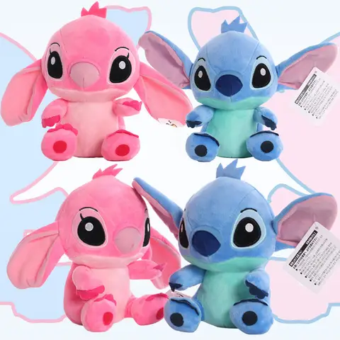 Stitch Stuffed Plush Models Cartoon Stuffed Plush Dolls Anime Plush Baby Toys Kawaii Kids Birthday Christmas Halloween Gift