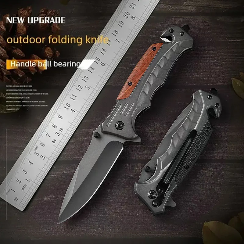 Pocket Knife for Men, 3-in-1 Multitool Folding Knife with Glass Breaker, Outdoor High Hardness Defensive Camping Survival Knife
Pocket Knife for Men, 3-in-1 Multitool Folding Knife with Glass Breaker, Outdoor High Hardness Defensive Camping Survival Knife