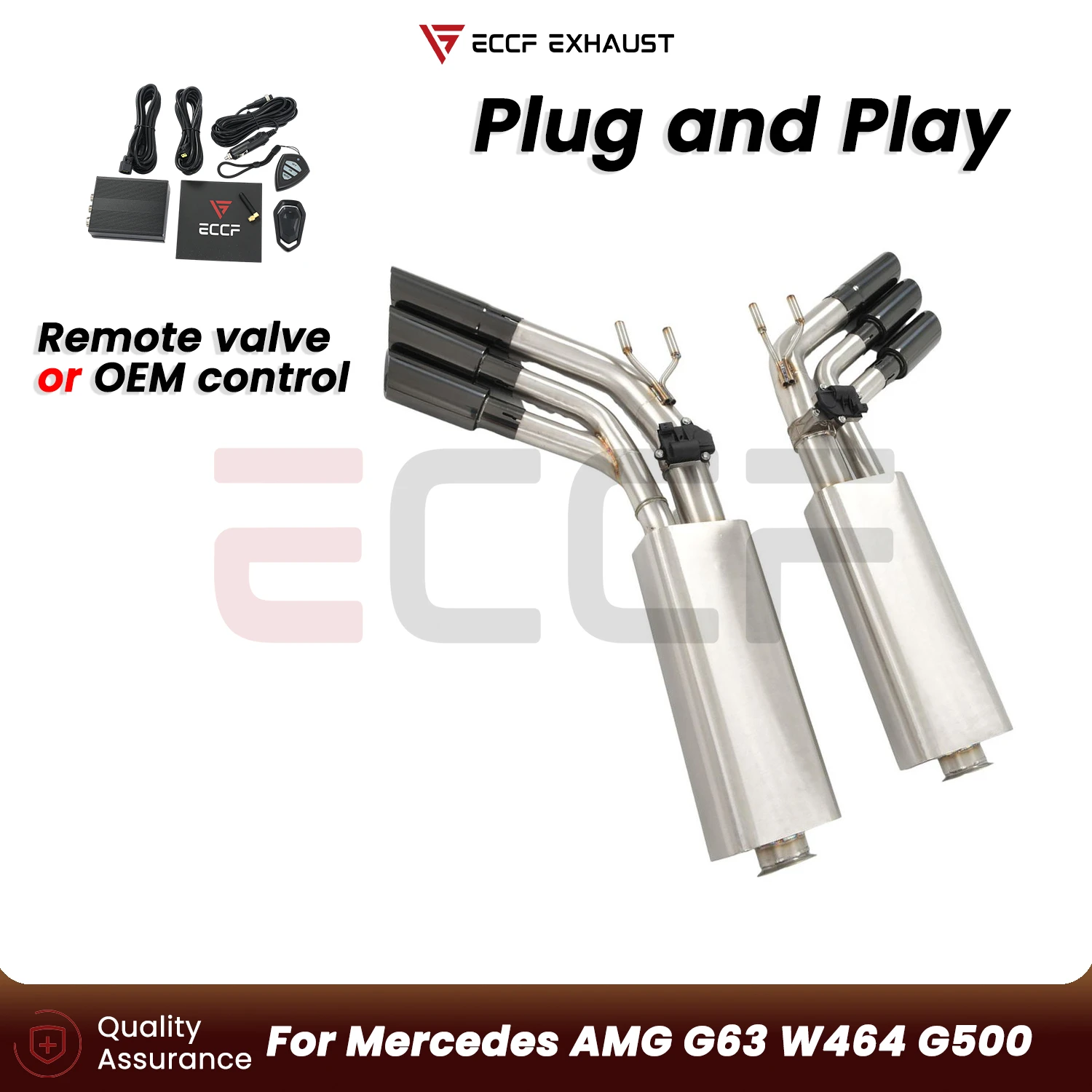 Sporty Stainless steel Catback Exhaust system FOR Mercedes AMG G63 W464 G500 Six outlet tail design Performance Upgrade
Sporty Stainless steel Catback Exhaust system FOR Mercedes AMG G63 W464 G500 Six outlet tail design Performance Upgrade
