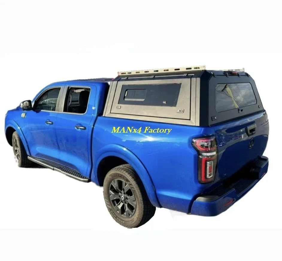 Deluxe Pickup Canopy Truck Topper Camper Truck Cap for GWM Poer Cannon Great Wall Pao With Sliding Glass Windows
Deluxe Pickup Canopy Truck Topper Camper Truck Cap for GWM Poer Cannon Great Wall Pao With Sliding Glass Windows