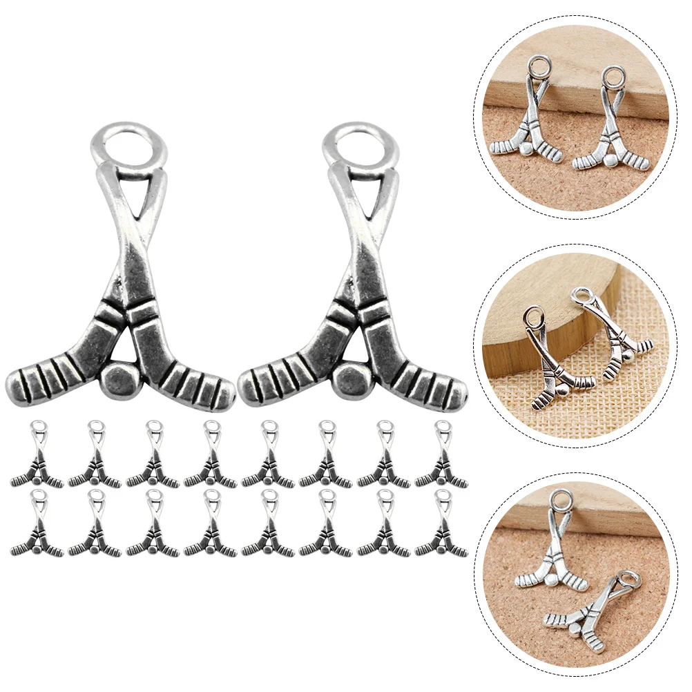 100 Pcs Ice Hockey Pendant Jewelry Alloy Charms Vintage Ornaments Travel Pendants
100 Pcs Ice Hockey Pendant Jewelry Alloy Charms Vintage Ornaments Travel Pendants